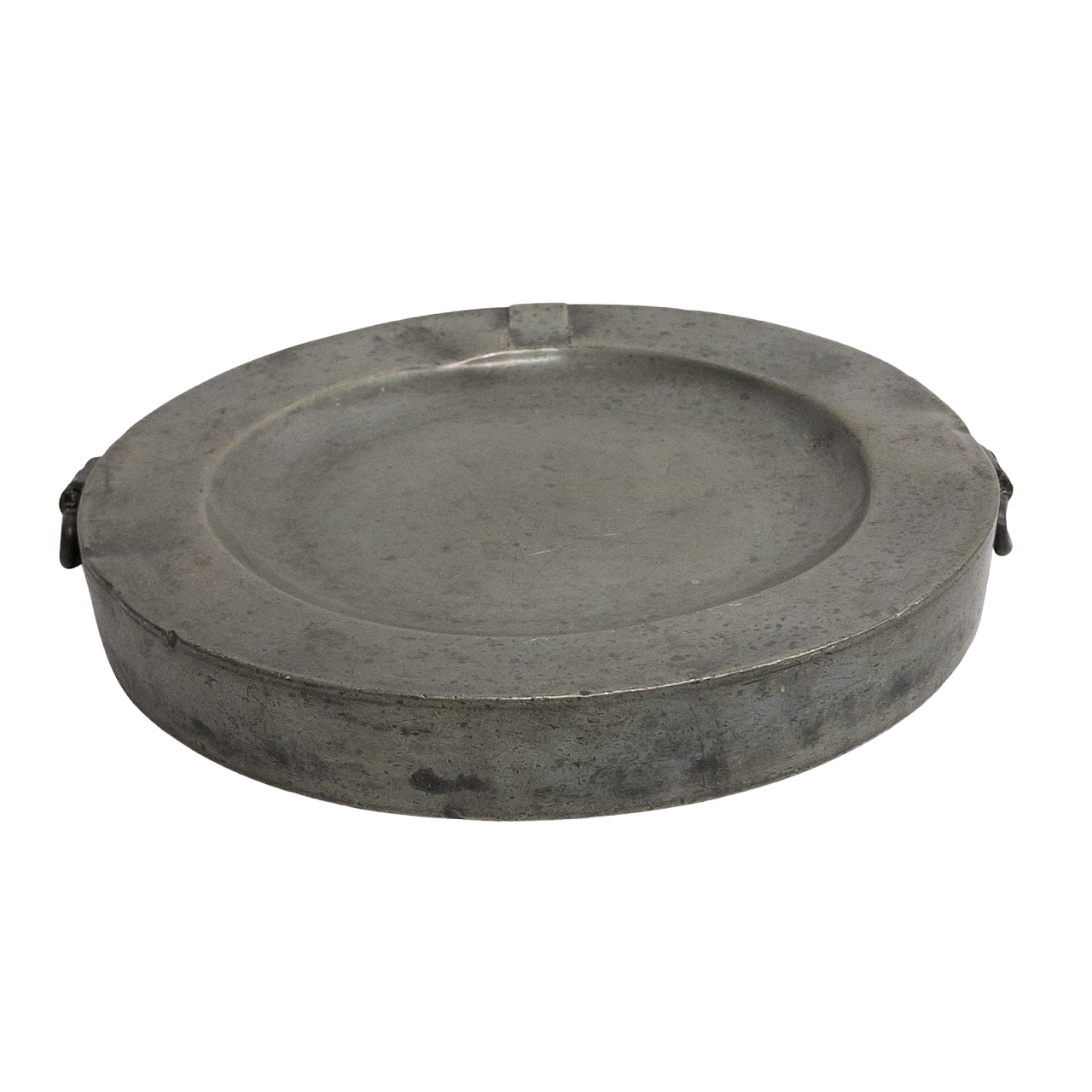 English Pewter Antique Warming Dish