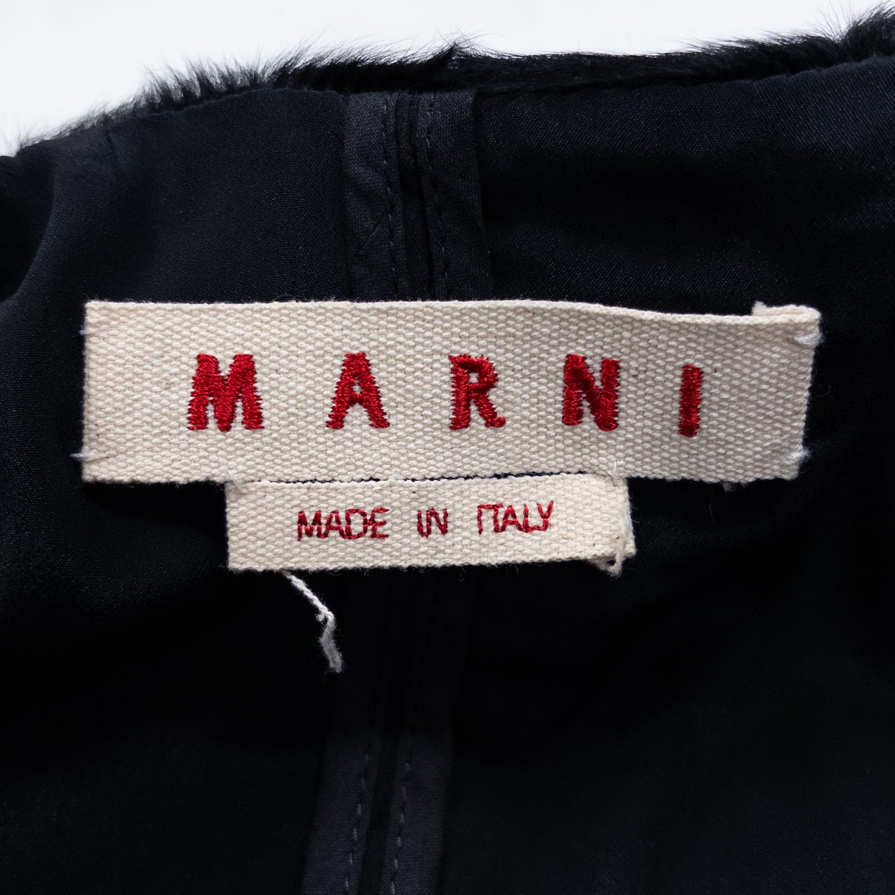 Marni Lamb Fur Long Coat