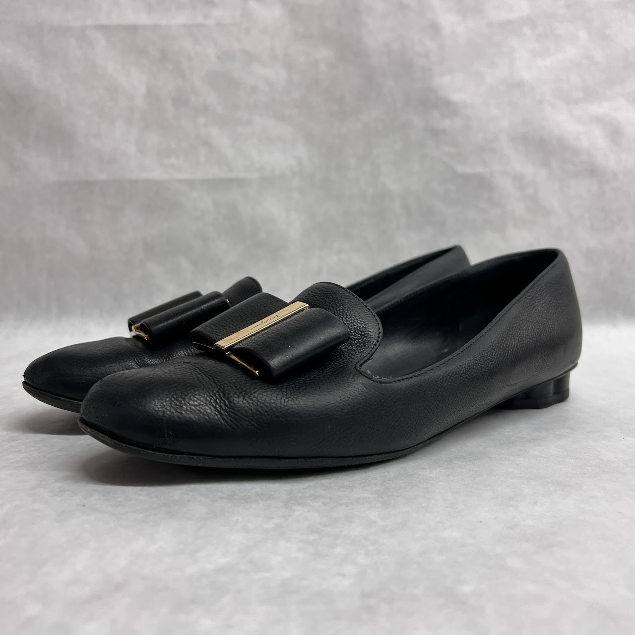 Salvatore Ferragamo Sarno Leather Loafers