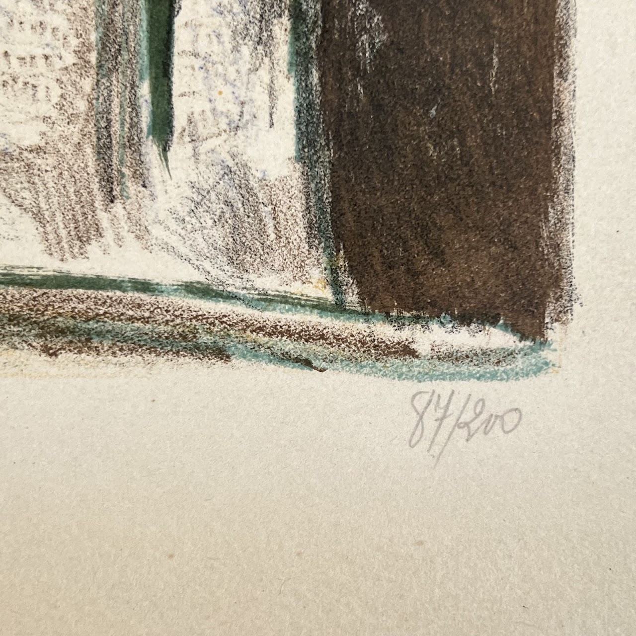 Michel Kikoïne 'In the Synagogue' Signed Lithograph