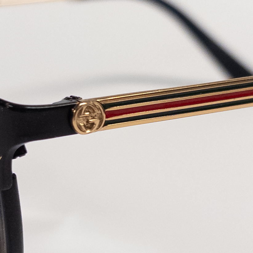 Gucci Classic Triple Stripe Eyeglass Frames