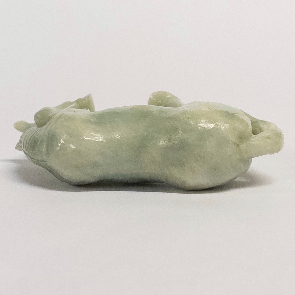 Jade Dirking Horse Statuette