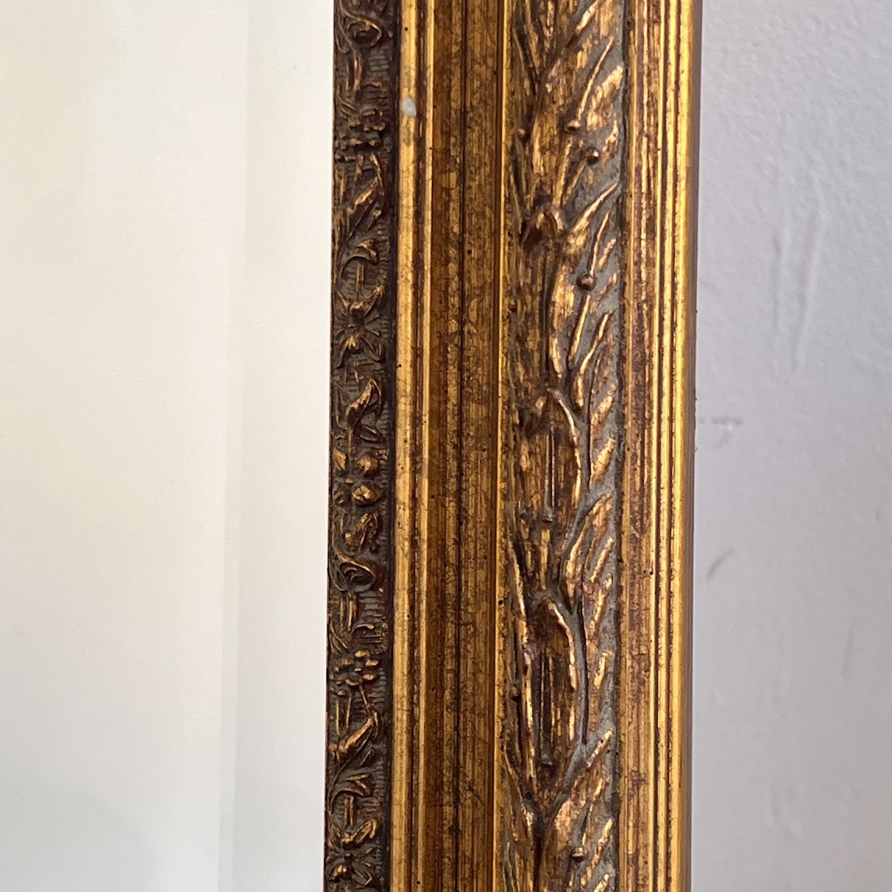 Gilt Framed Contemporary Mantel Mirror