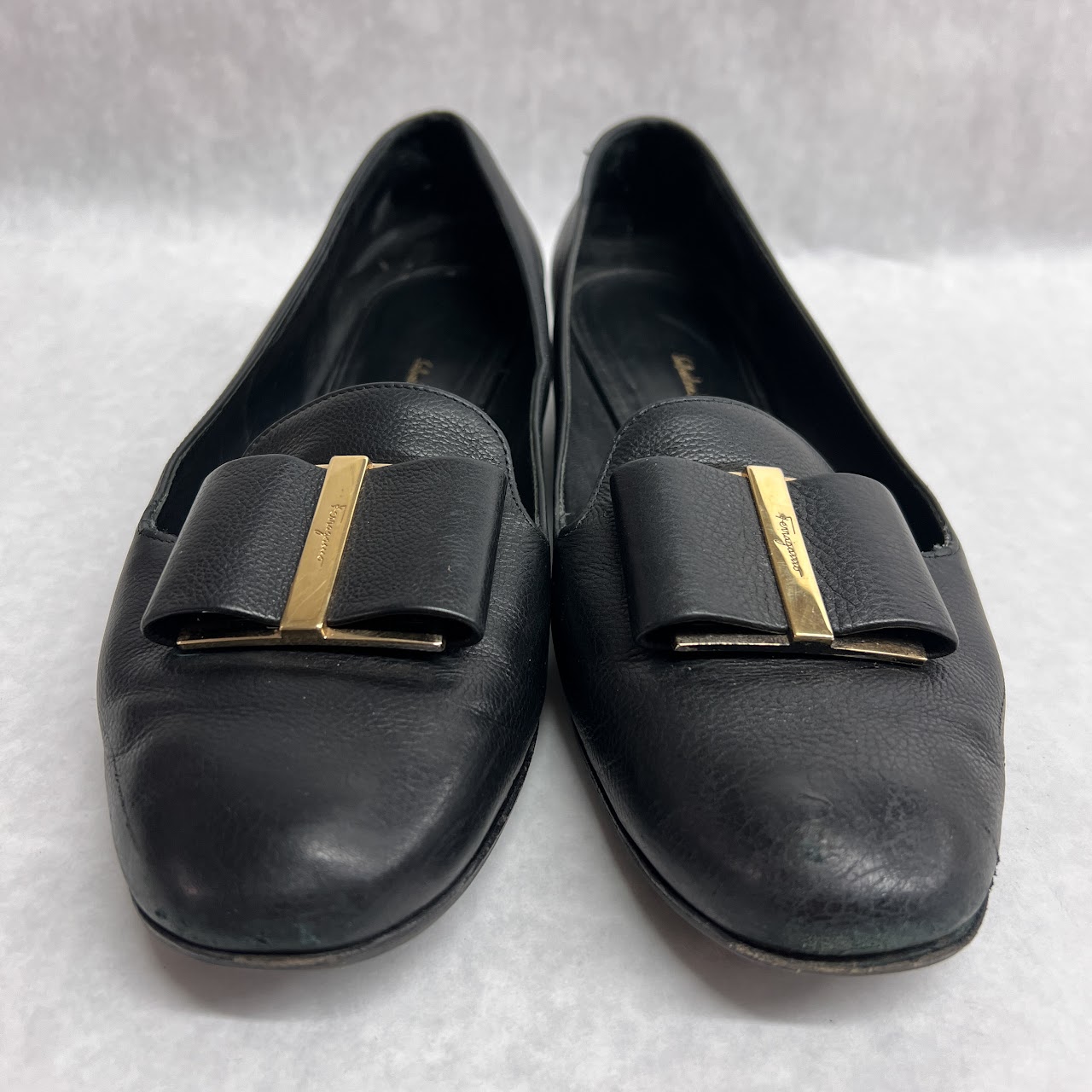 Salvatore Ferragamo Sarno Leather Loafers