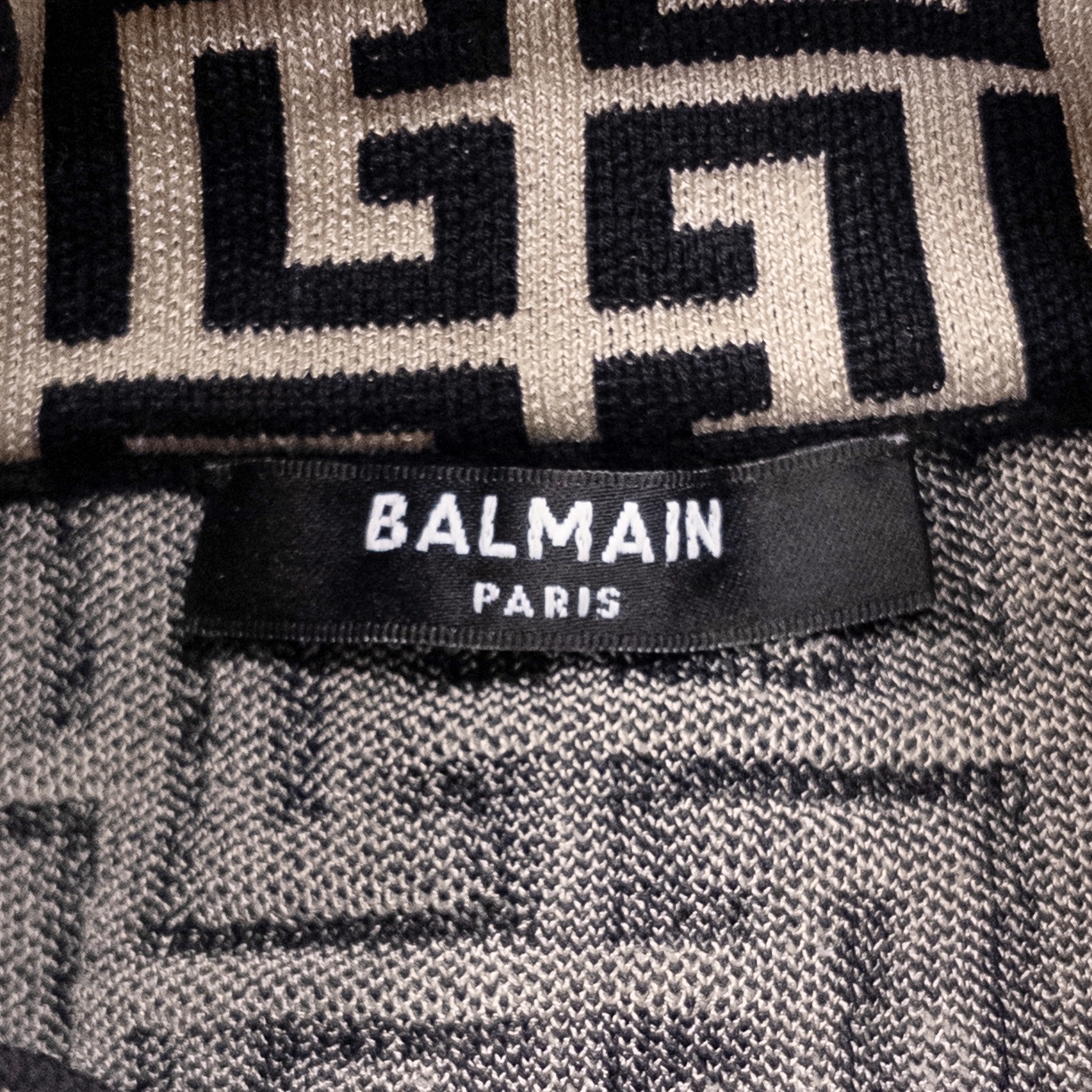 Balmain Monogram Knit Sweater