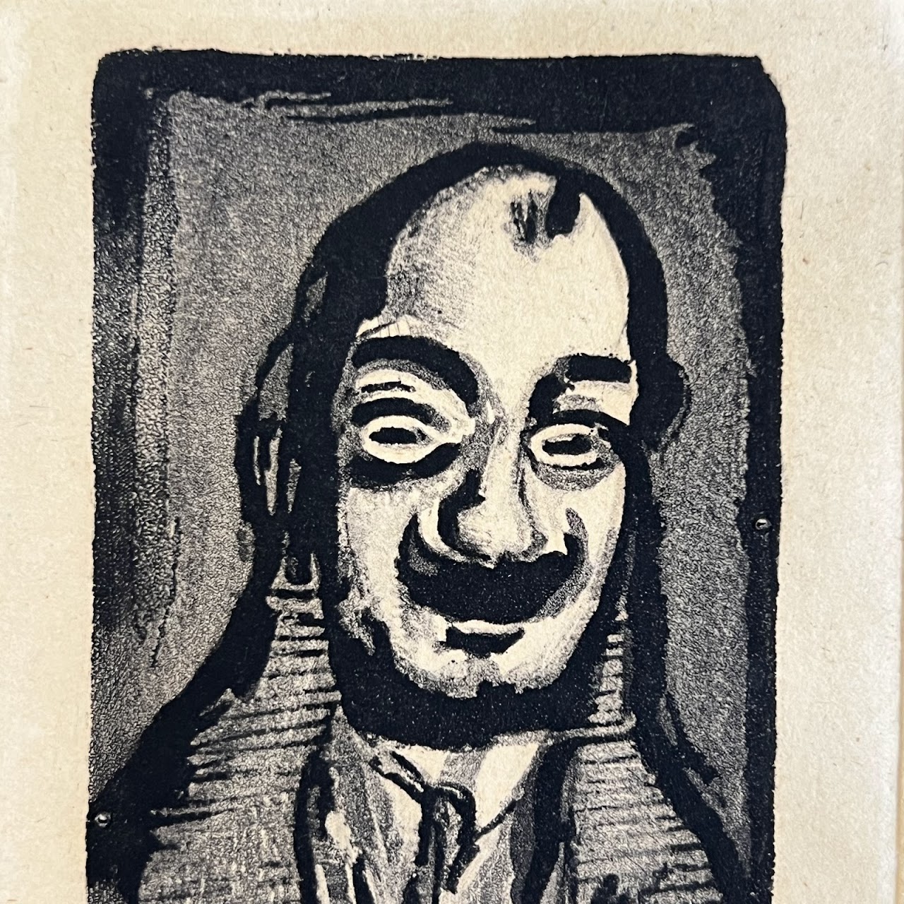 Georges Roualt 'Man with Mustache' Aquatint Etching