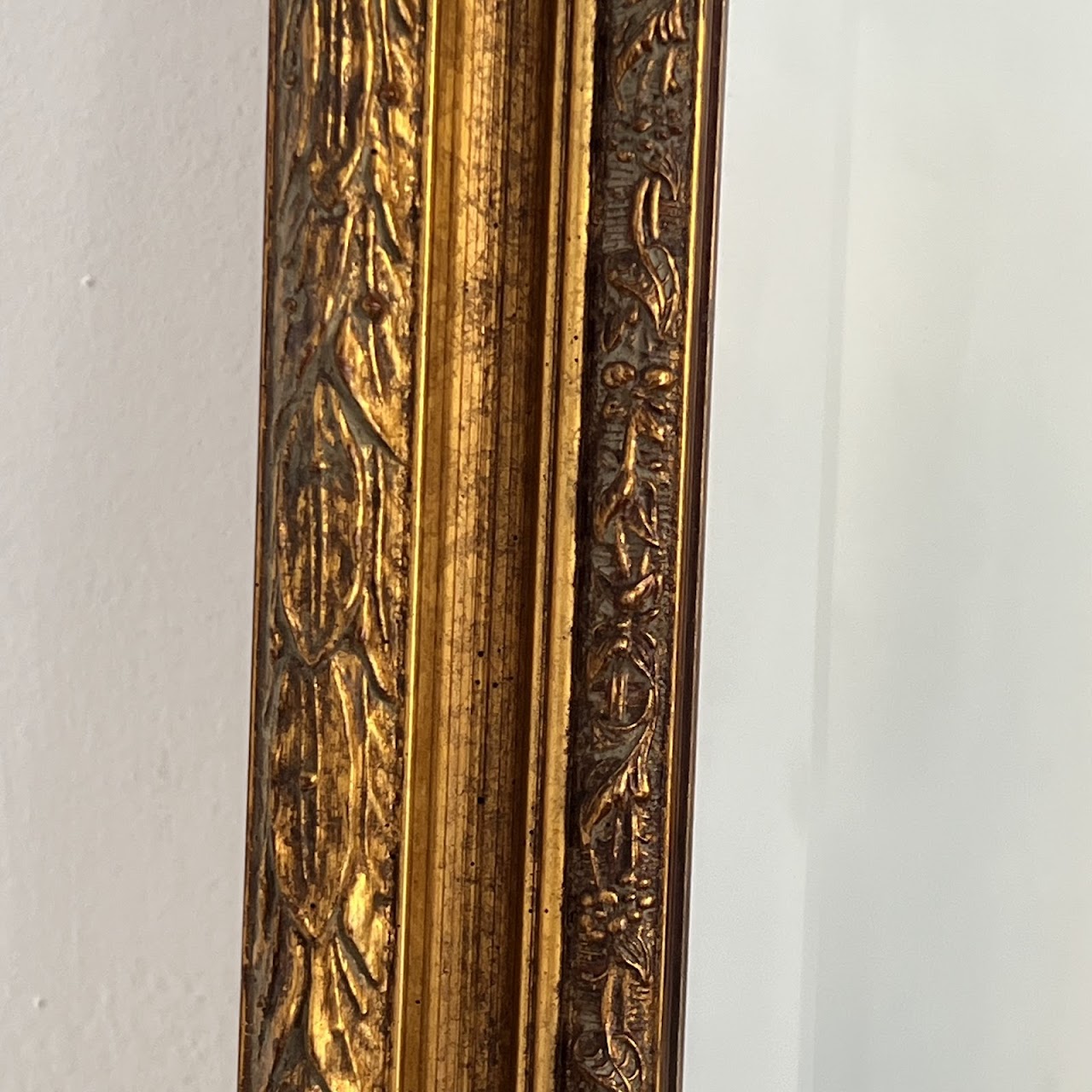 Gilt Framed Contemporary Mantel Mirror