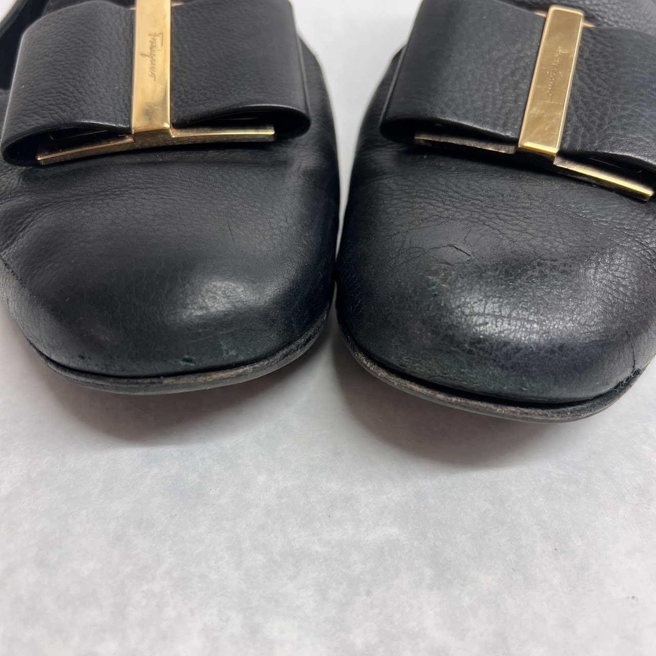 Salvatore Ferragamo Sarno Leather Loafers