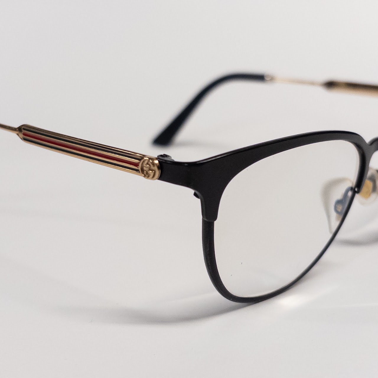 Gucci Classic Triple Stripe Eyeglass Frames