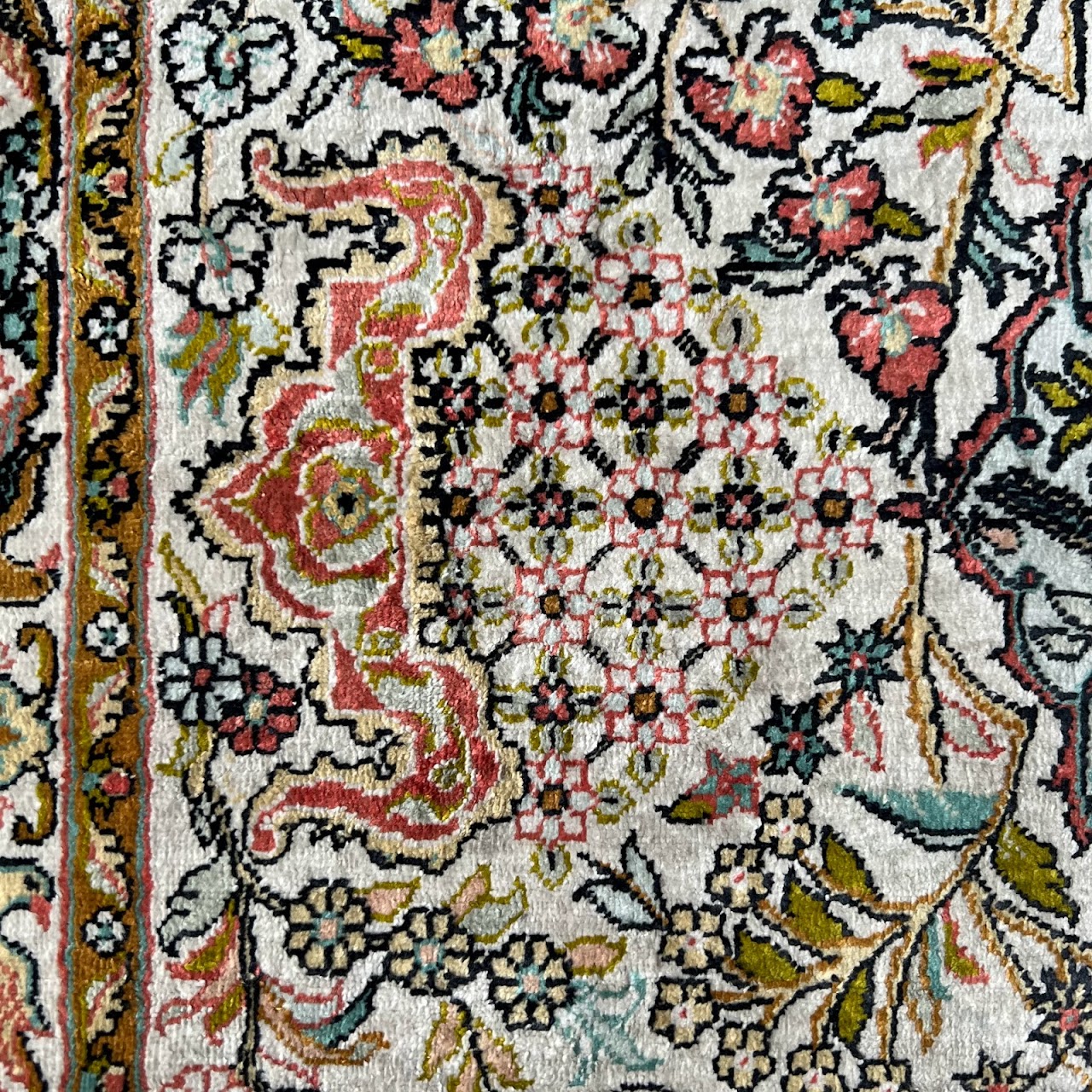 Persian Silk Area Rug