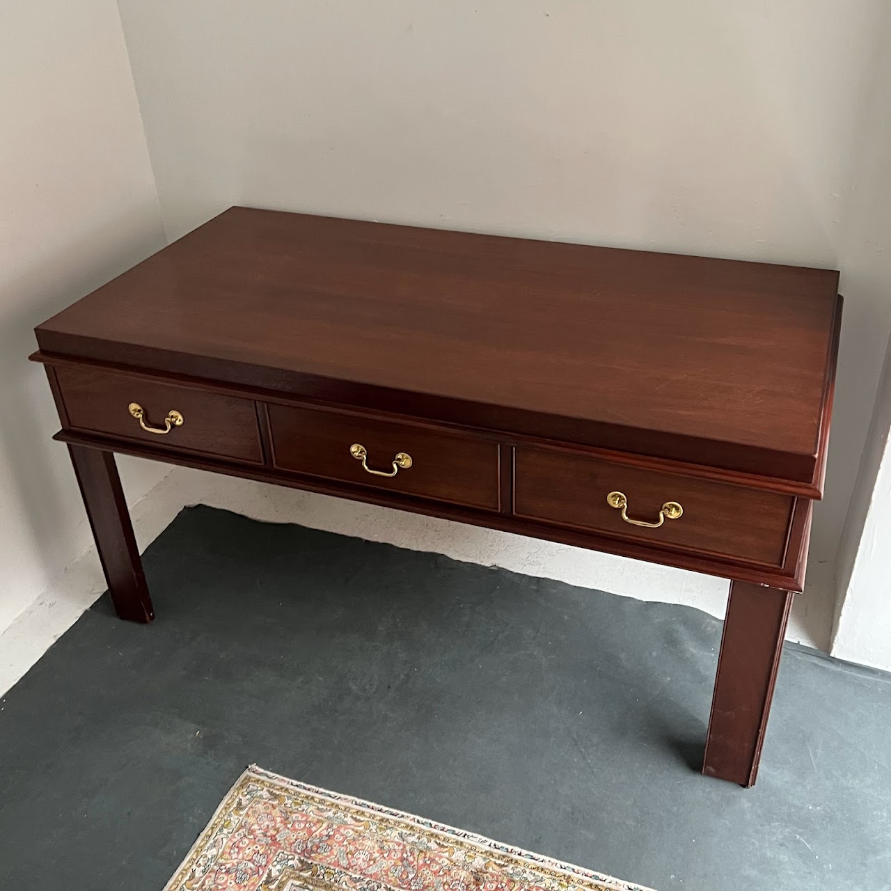 Chippendale Style Mahogany Desk