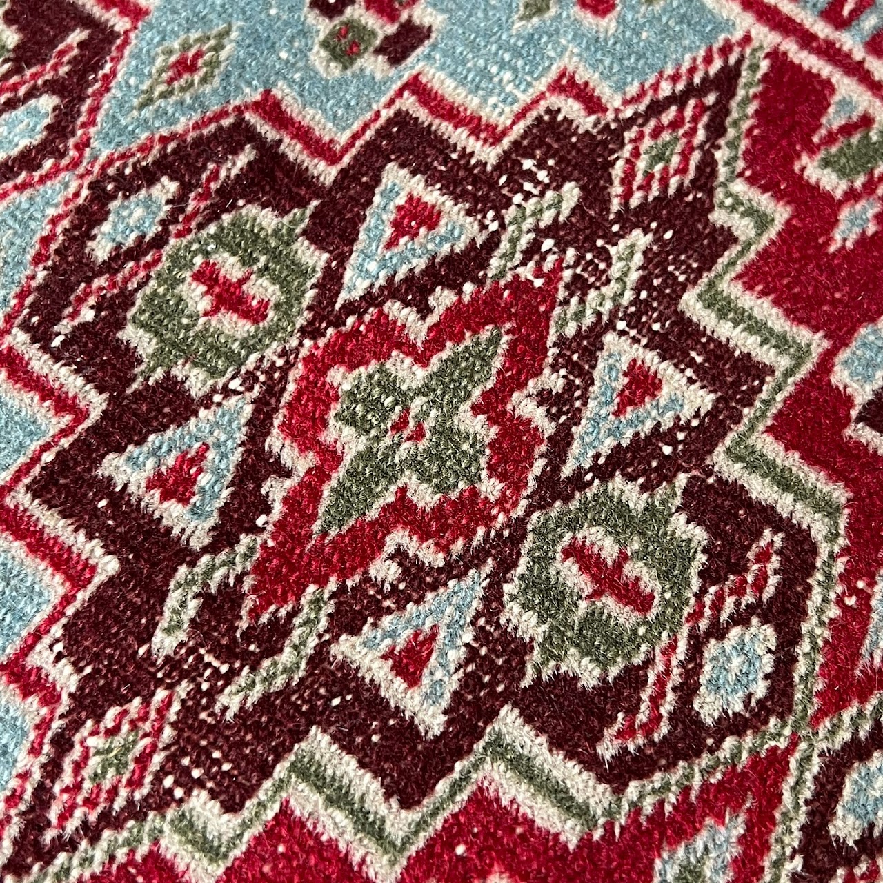 Wool Medallion Small Area Rug