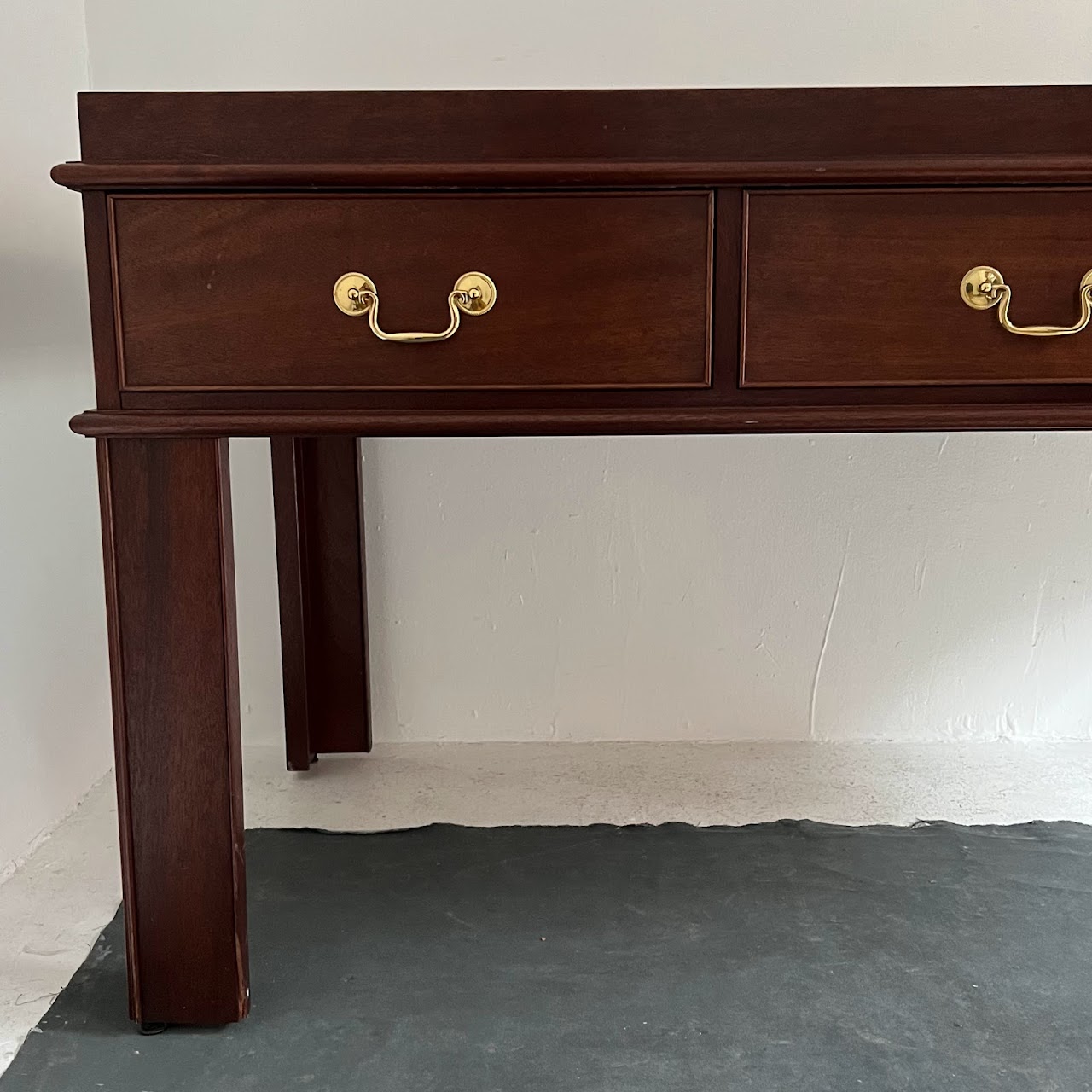 Chippendale Style Mahogany Desk