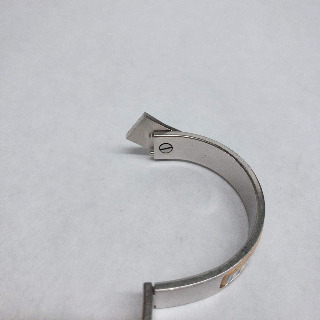 Hermès Clic Clac Enamel Penguin Bracelet