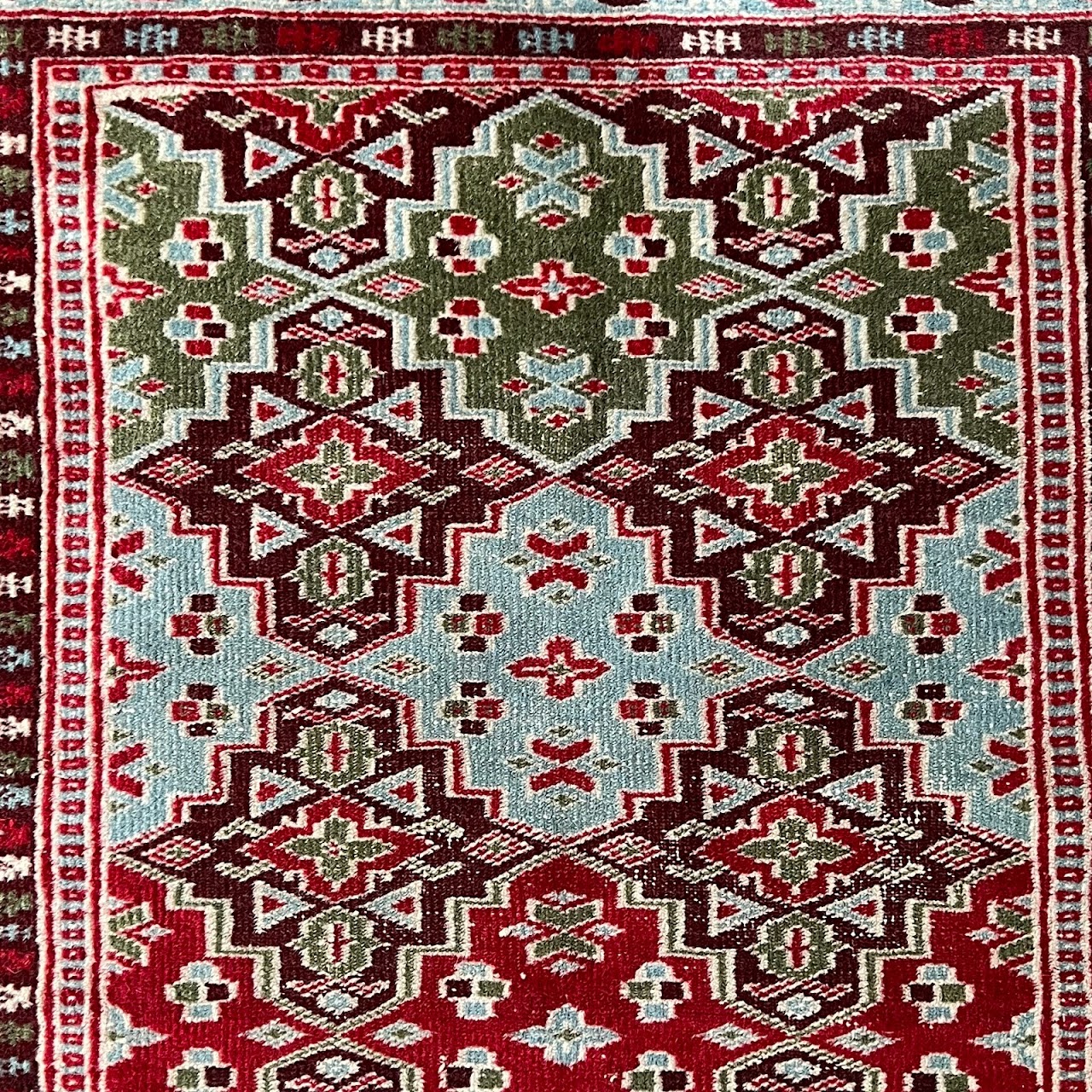 Wool Medallion Small Area Rug