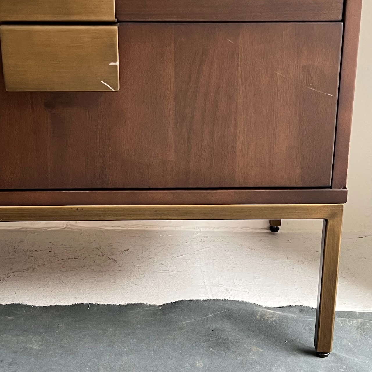 Contemporary Two Drawer Nightstand Pair