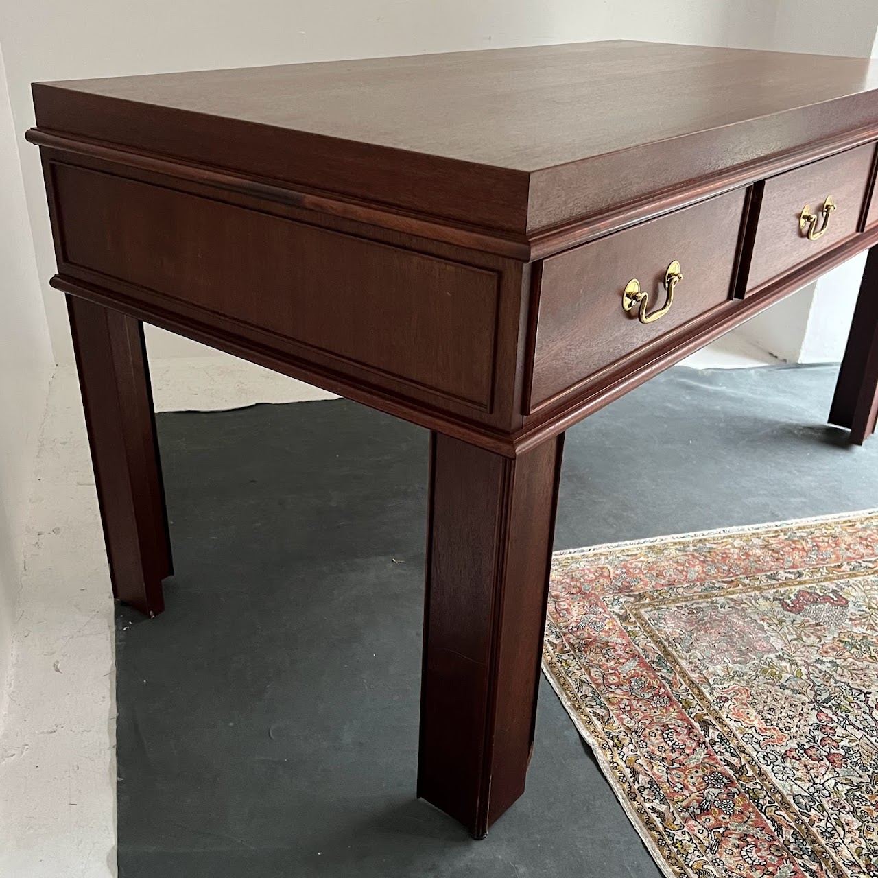 Chippendale Style Mahogany Desk