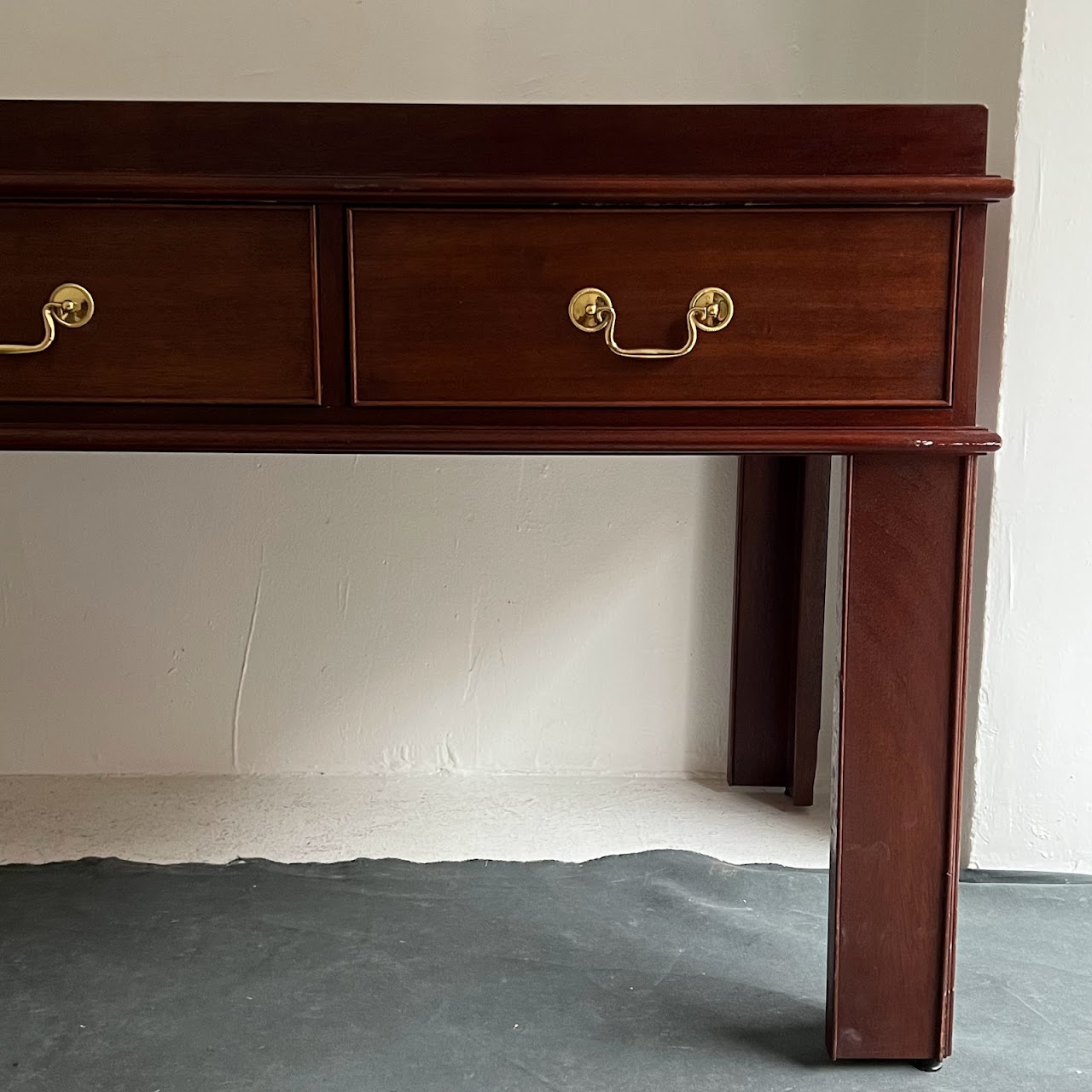 Chippendale Style Mahogany Desk