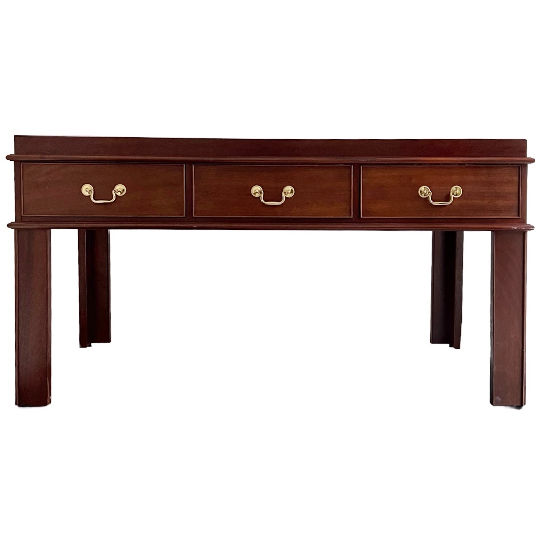 Chippendale Style Mahogany Desk