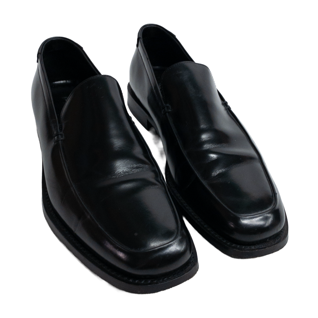 Prada Black Leather Loafers