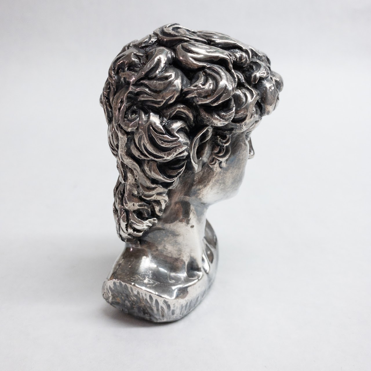 Sterling Silver Bust of David