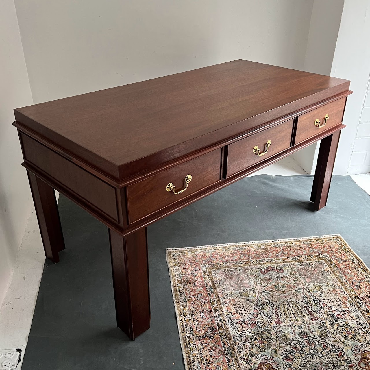 Chippendale Style Mahogany Desk