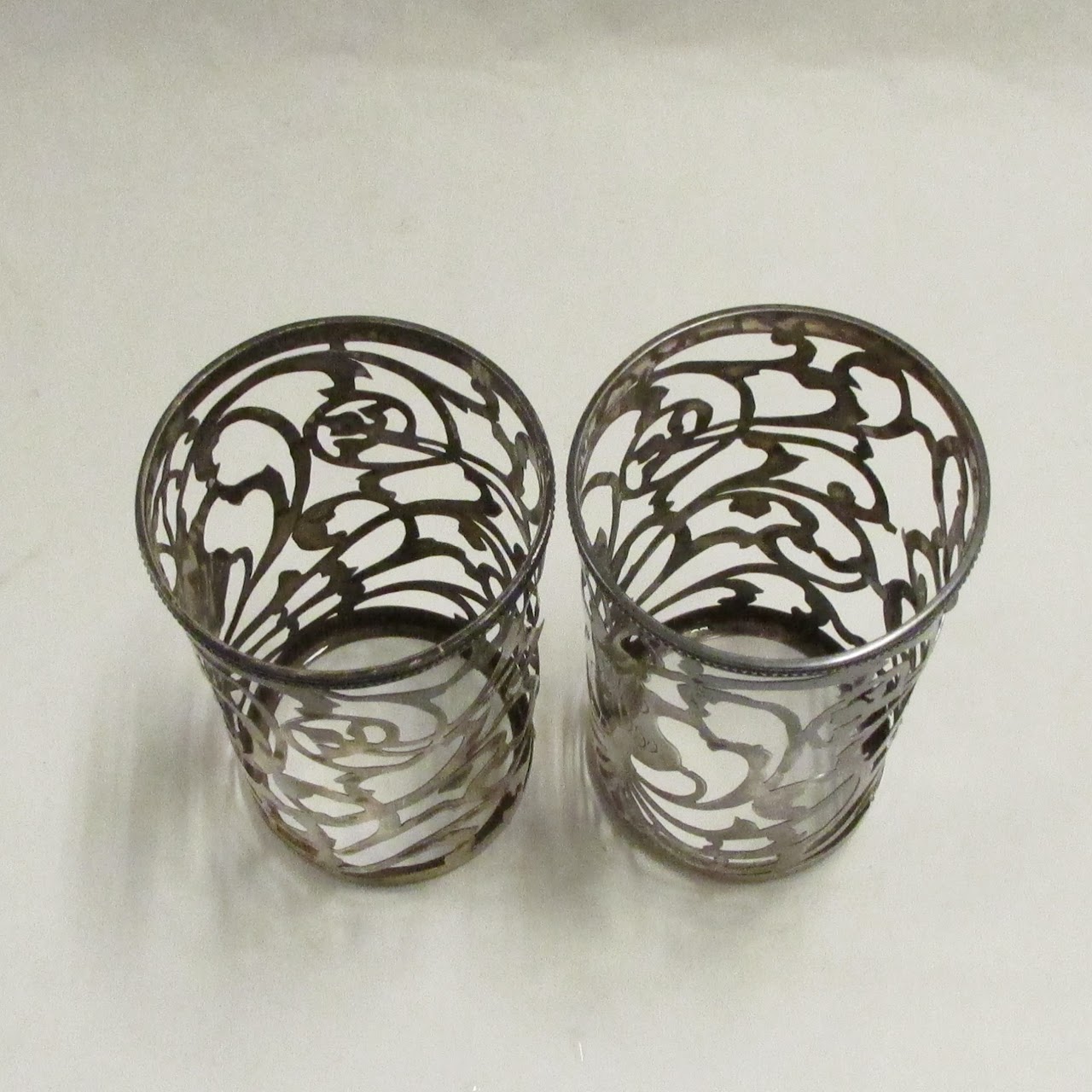 Sterling Silver Cup Holder Set