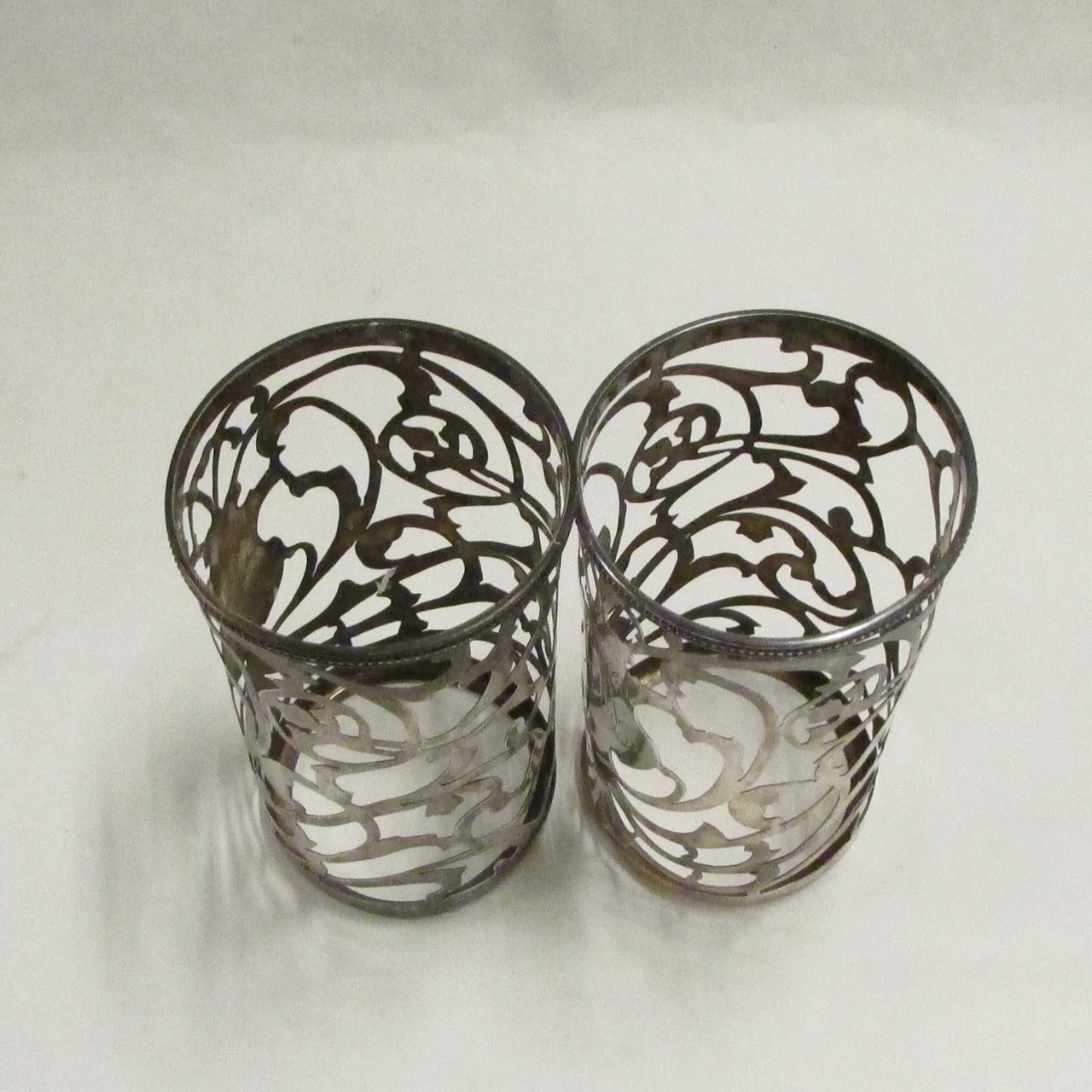 Sterling Silver Cup Holder Set