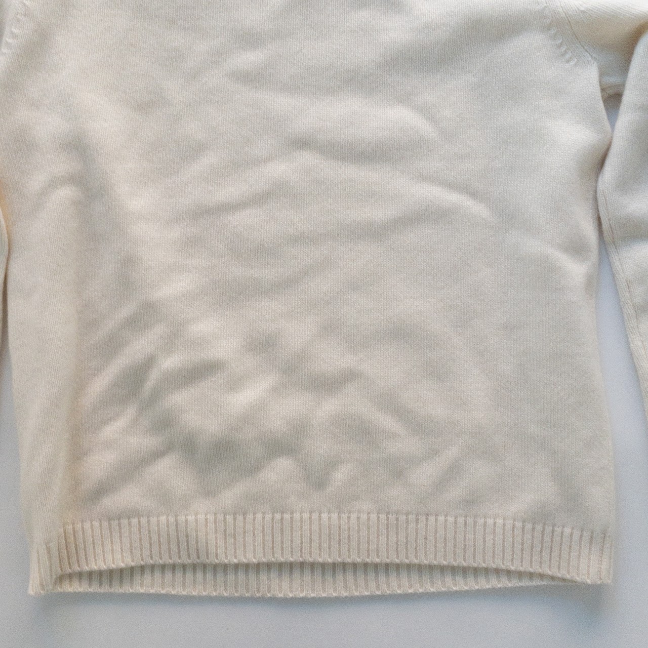 Loro Piana Ivory Baby Cashmere Sweater