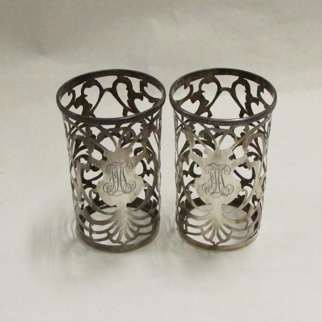 Sterling Silver Cup Holder Set