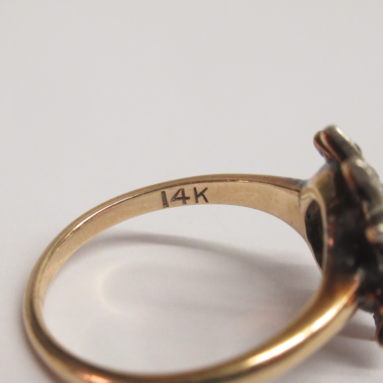 14K Gold and Diamond Ring