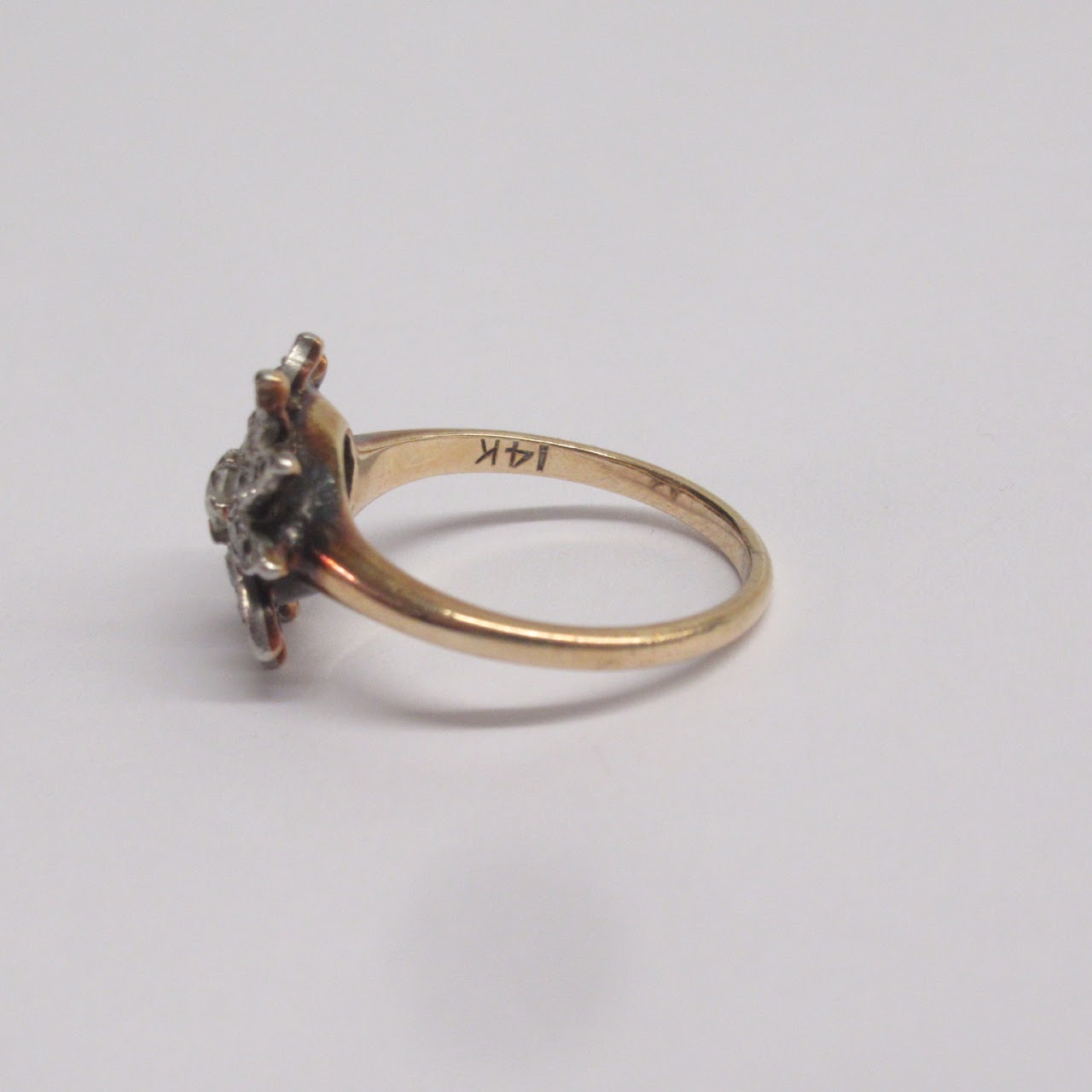 14K Gold and Diamond Ring