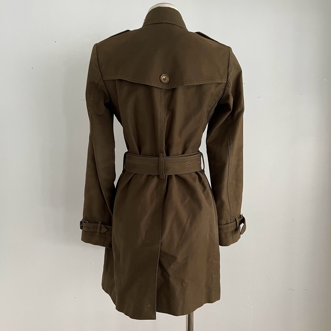 Burberry Brit Olive Trench Coat