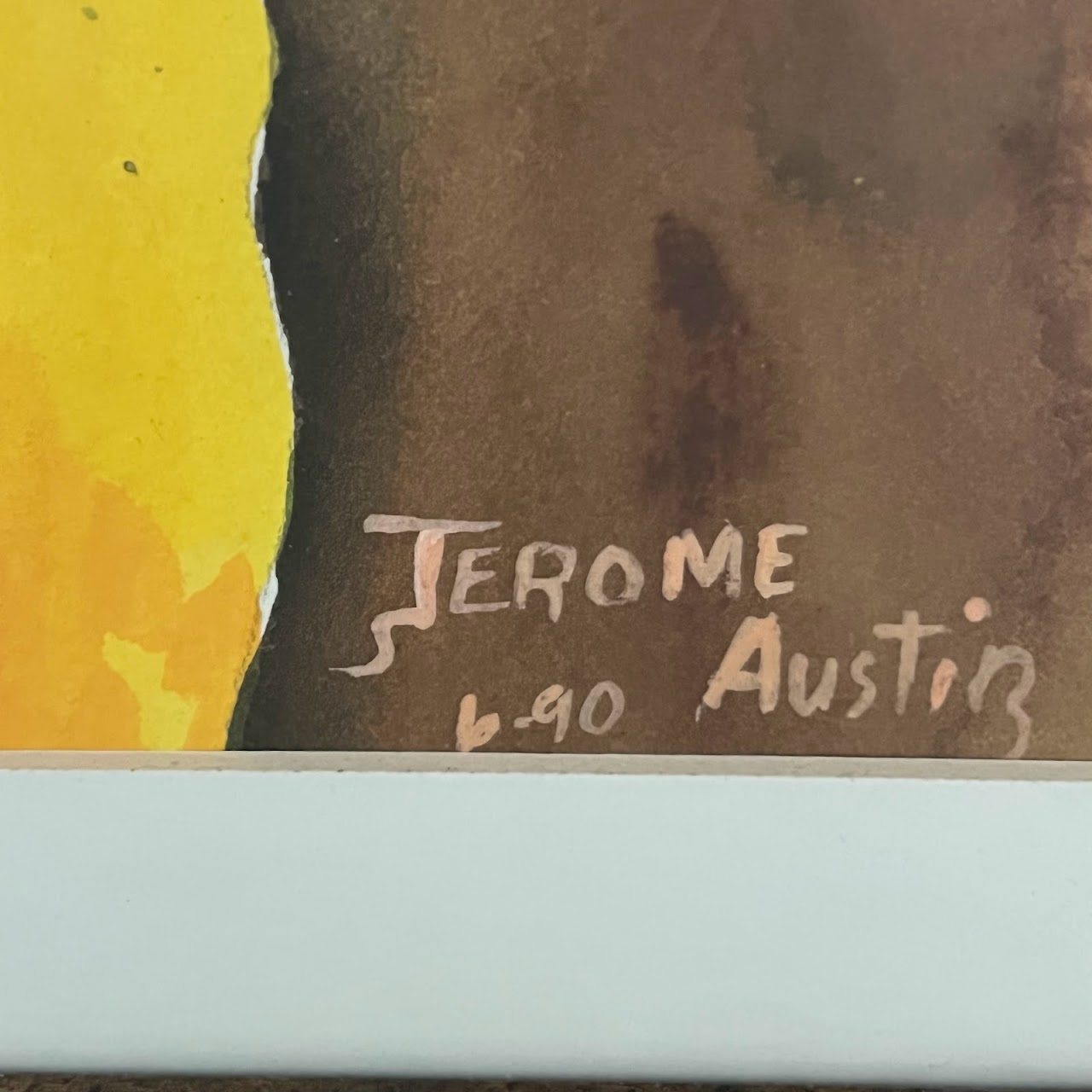 Jerome Austin Signed Watercolor Painting