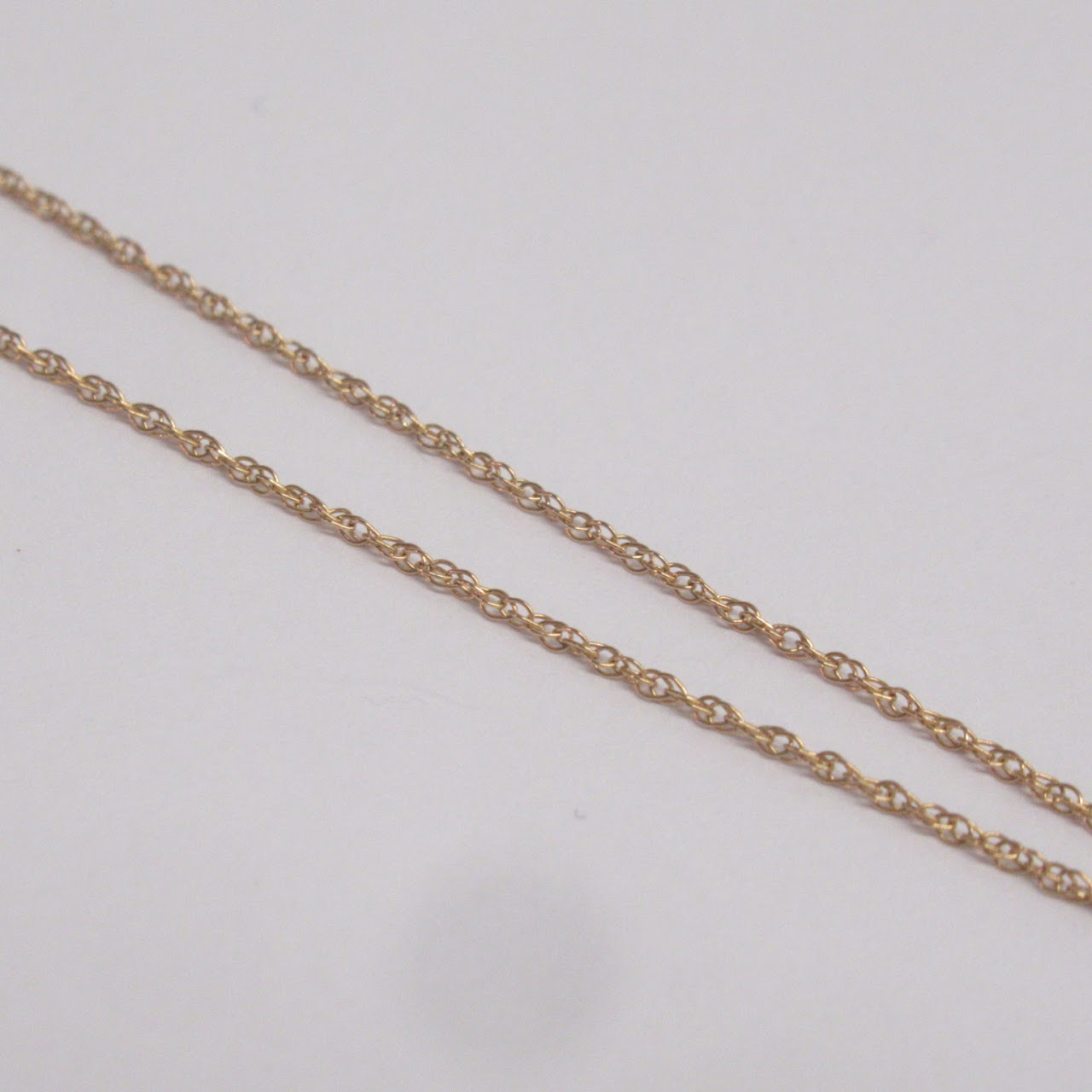 14K Gold Leaf Pendant Necklace