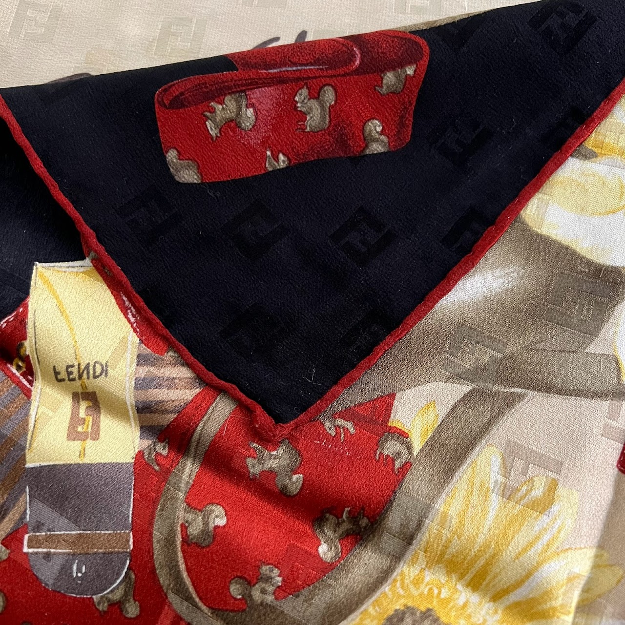 Fendi Vintage Silk Scarf