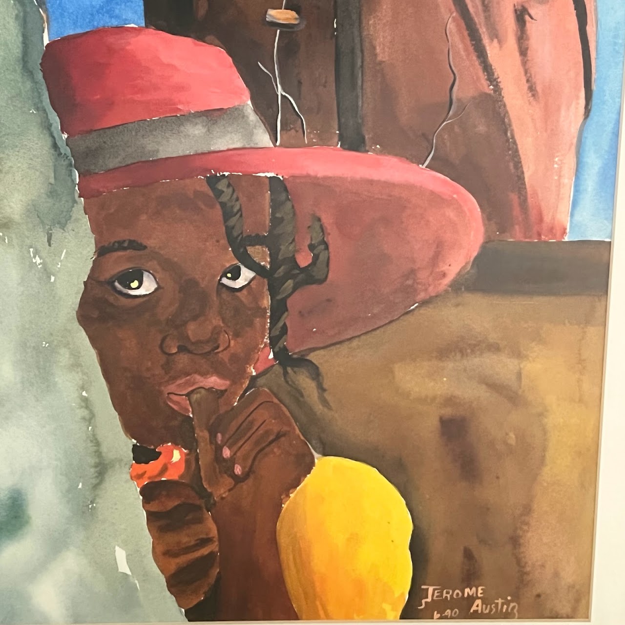 Jerome Austin Signed Watercolor Painting