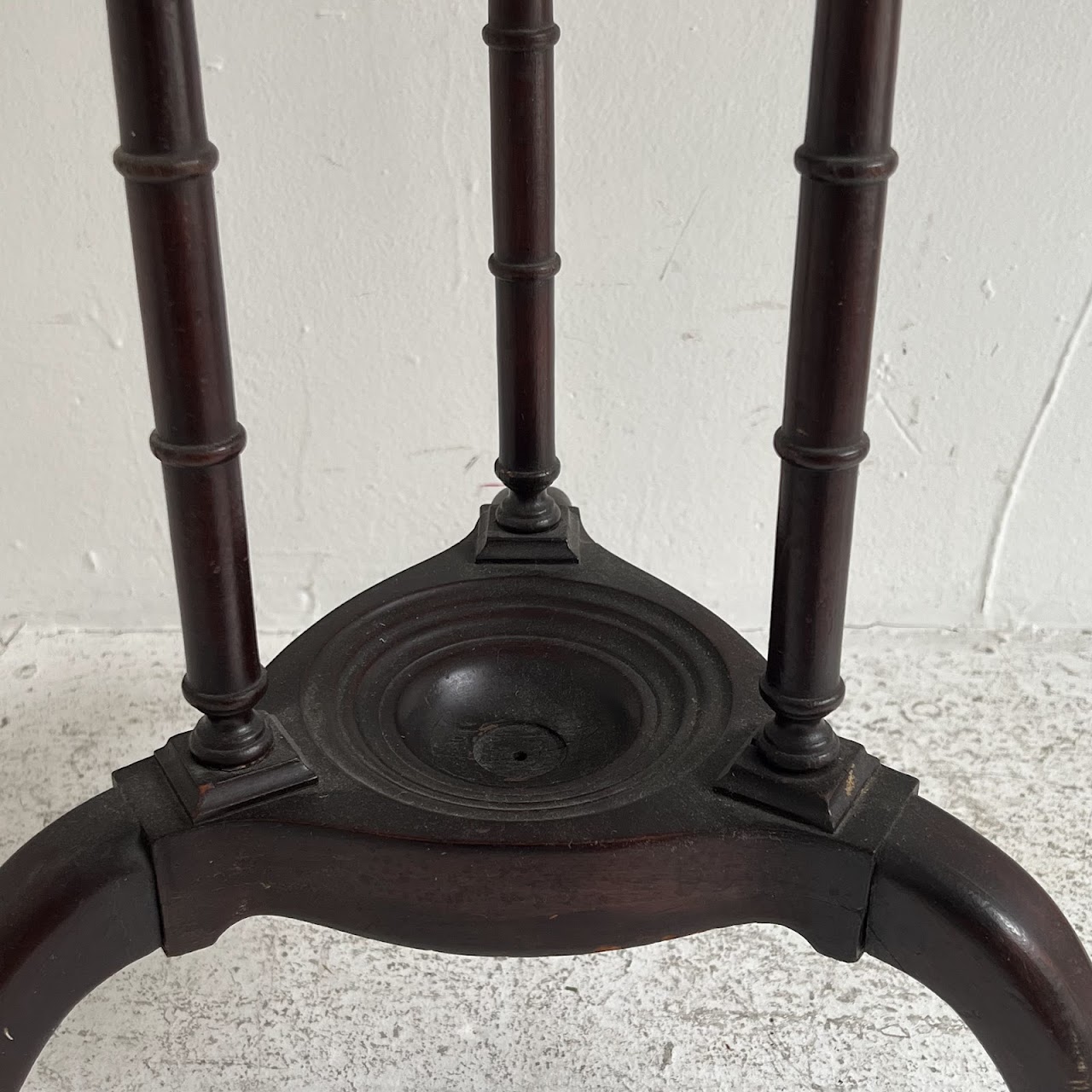 18th C. Georgian Mahogany Wig Stand