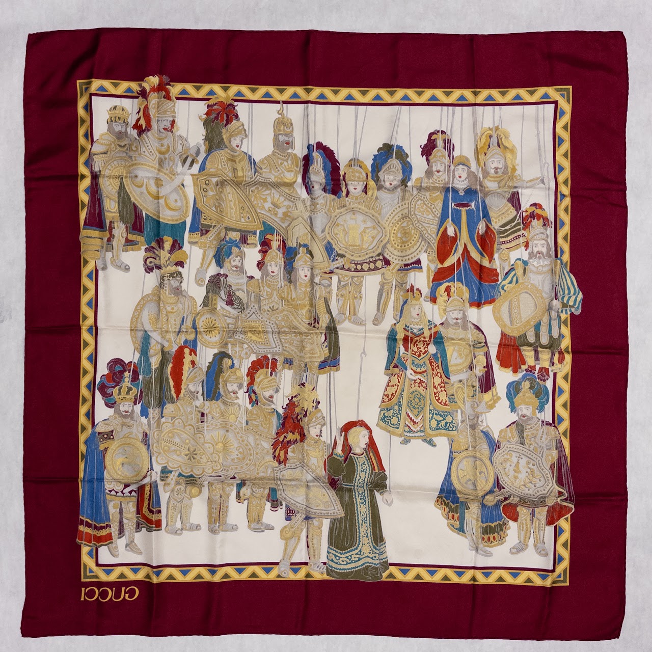 Gucci Marionette Royalty Silk Scarf