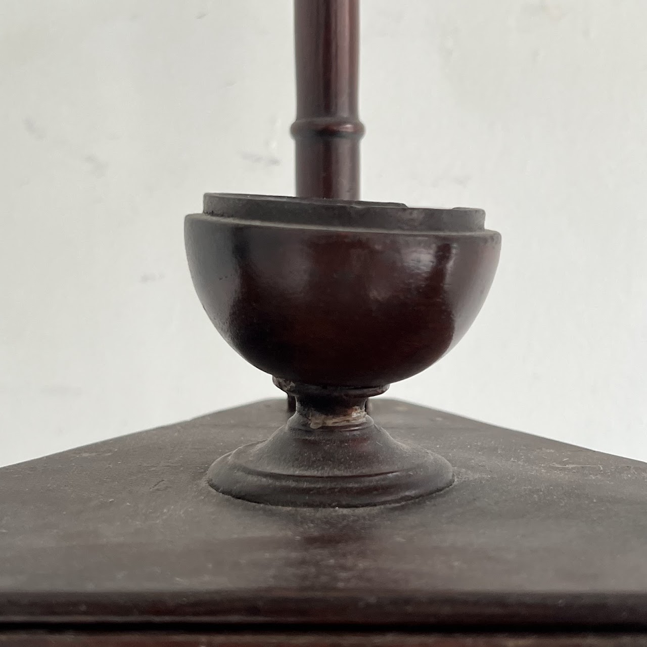 18th C. Georgian Mahogany Wig Stand