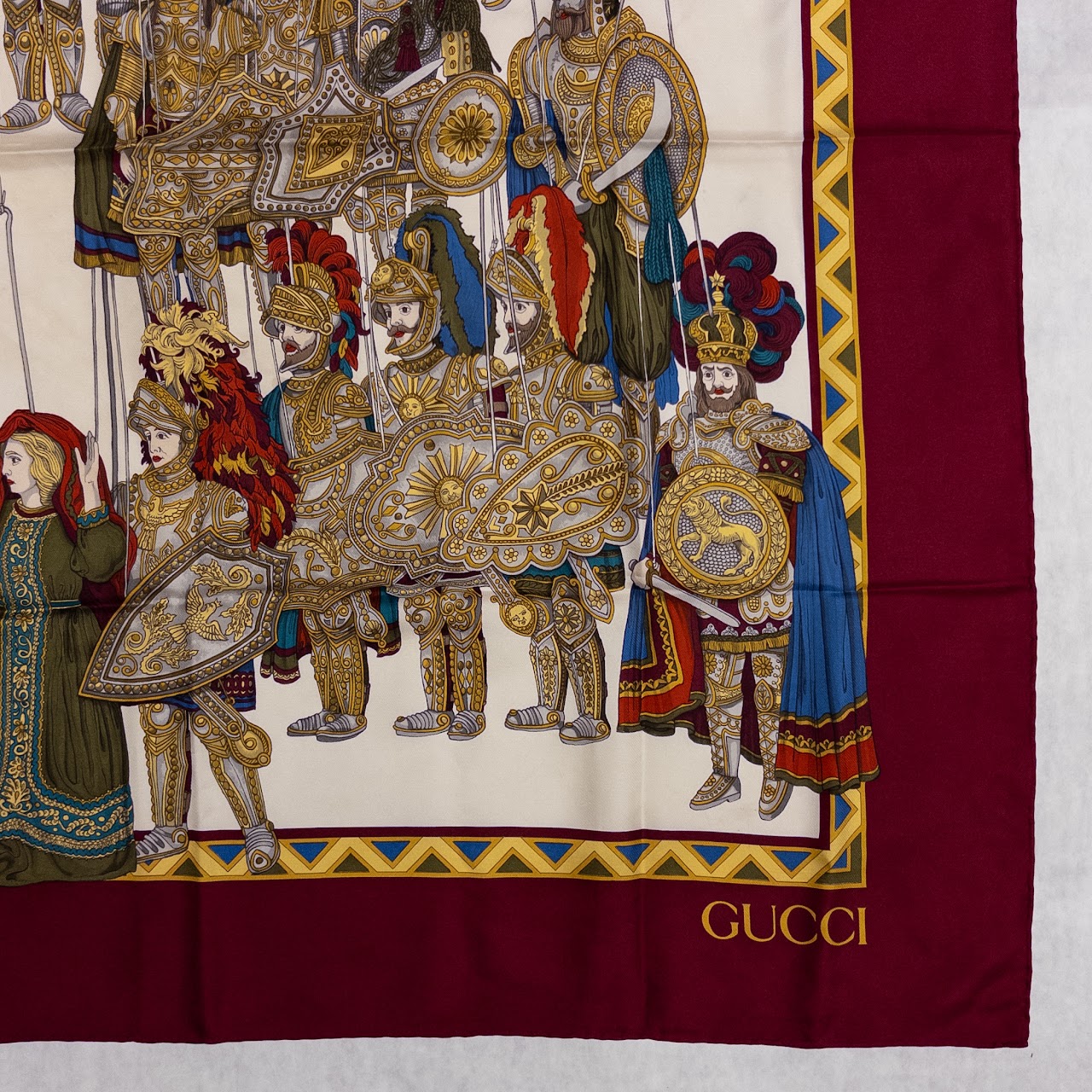 Gucci Marionette Royalty Silk Scarf