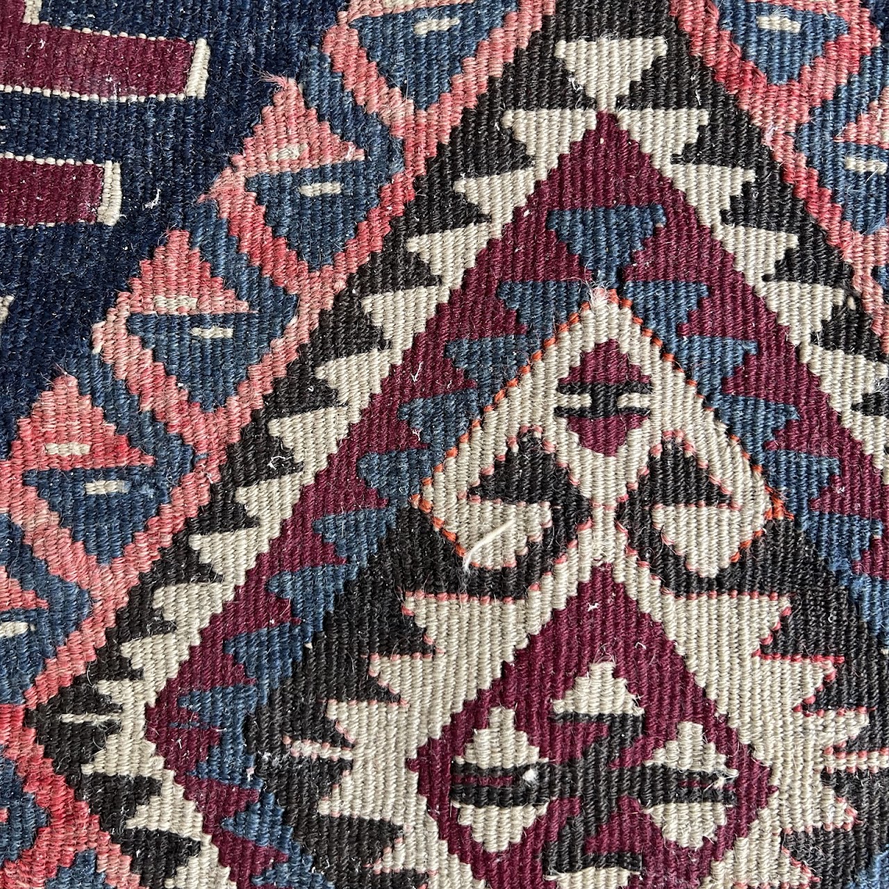 Turkish Kilim Vintage Wool Area Rug