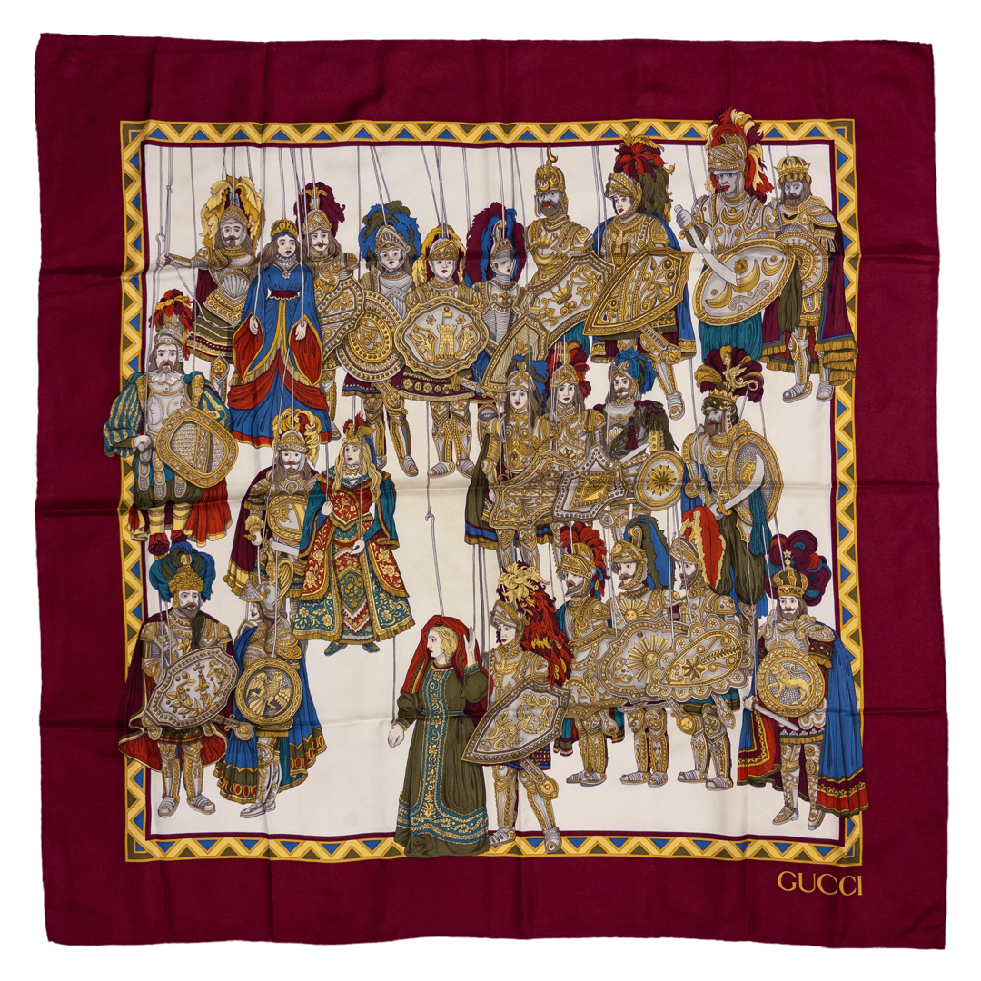 Gucci Marionette Royalty Silk Scarf