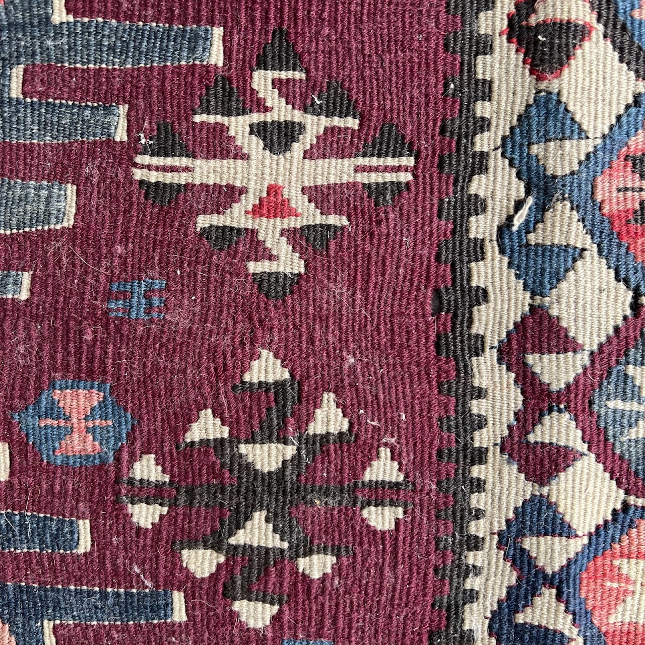 Turkish Kilim Vintage Wool Area Rug