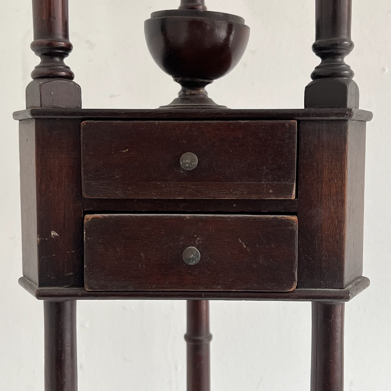 18th C. Georgian Mahogany Wig Stand