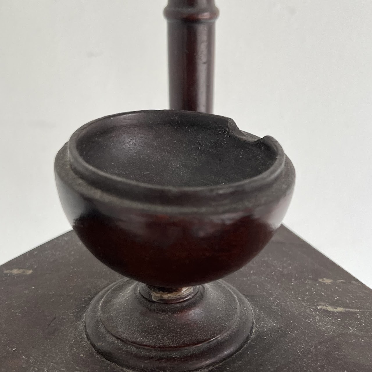 18th C. Georgian Mahogany Wig Stand