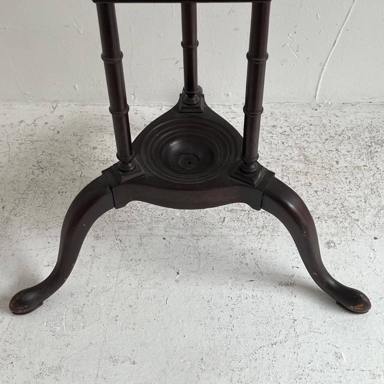 18th C. Georgian Mahogany Wig Stand