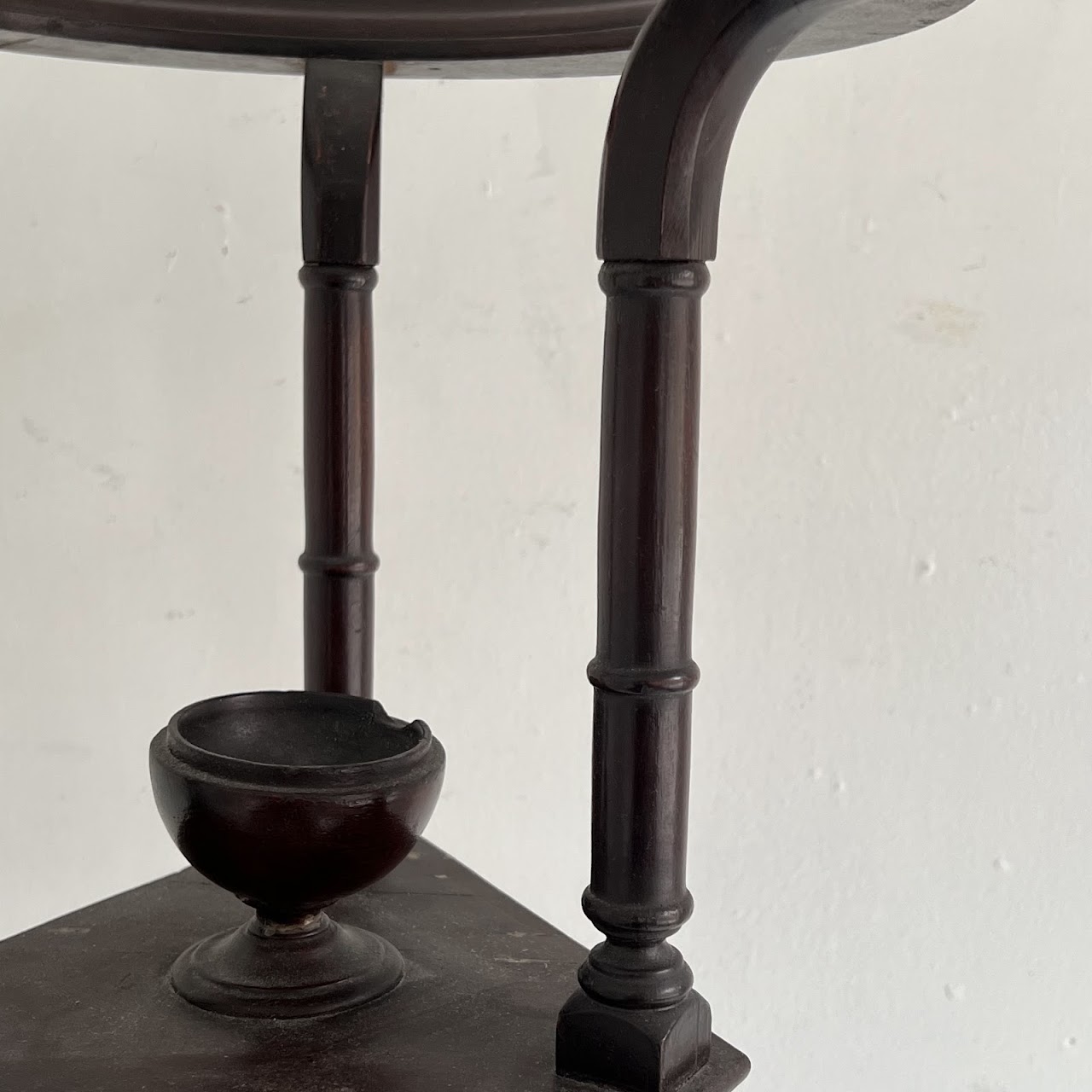 18th C. Georgian Mahogany Wig Stand