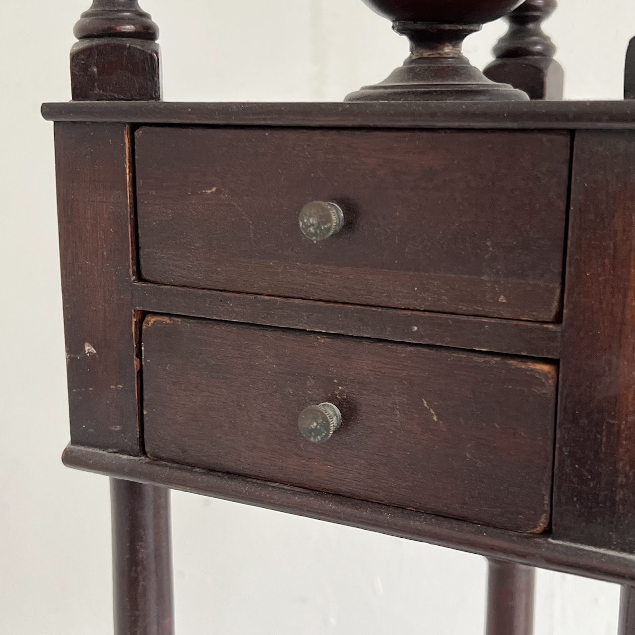 18th C. Georgian Mahogany Wig Stand