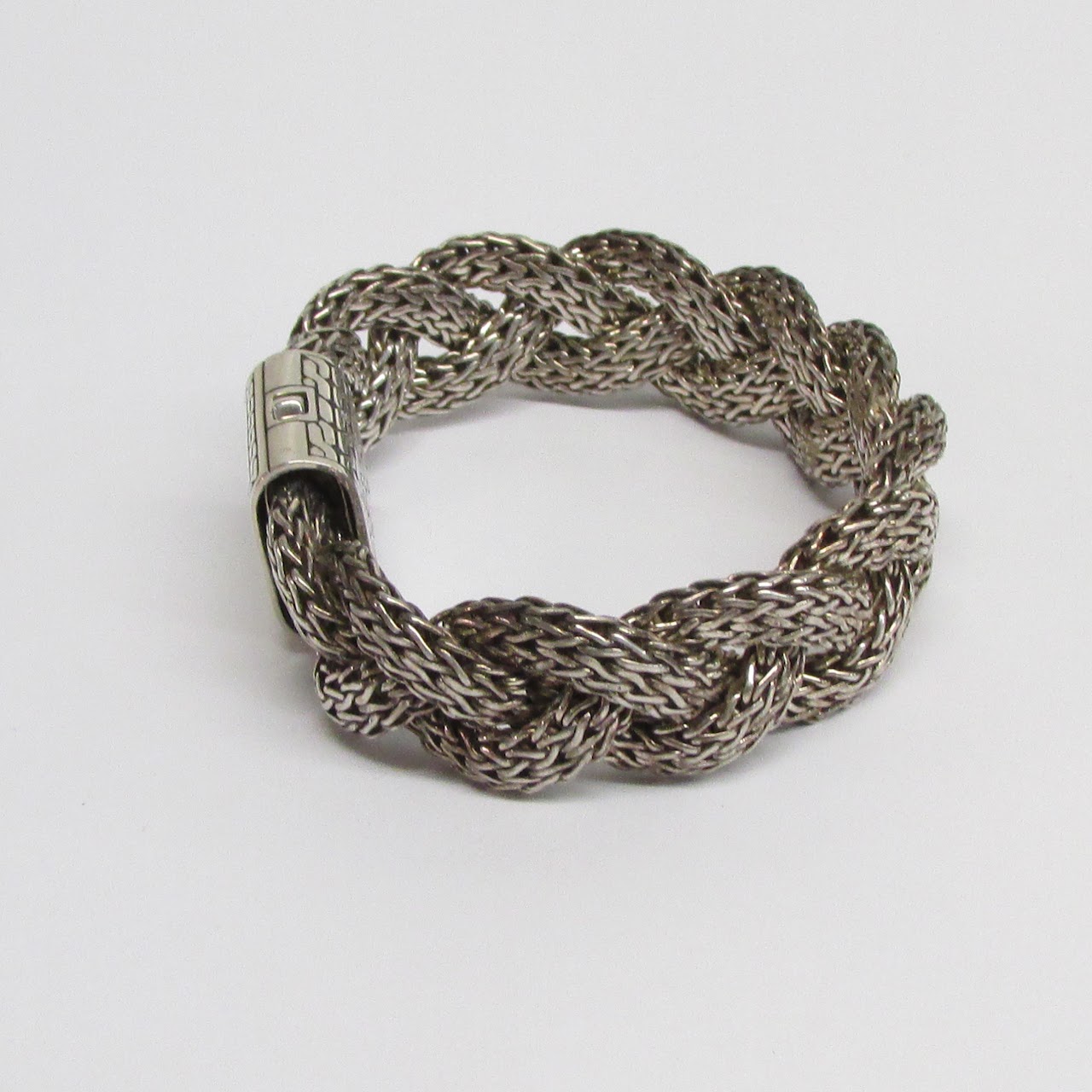 John Hardy Sterling Silver Braided Bracelet